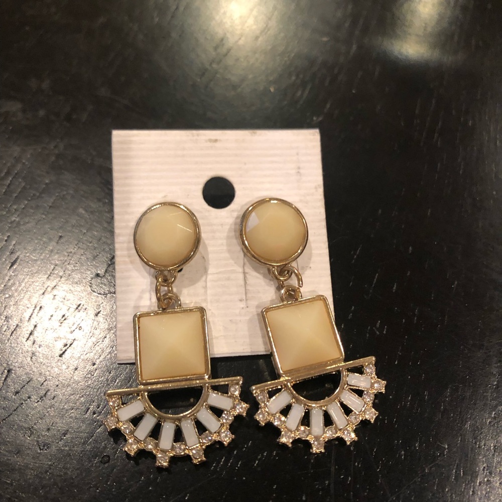 Art deco-type earrings